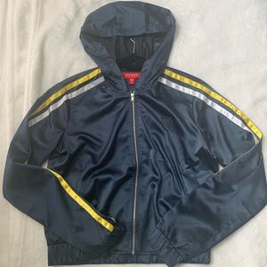 GUESS Satin Bomber Jacket